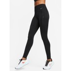 Nike Siyah - Gri - Gümüş Kadın Slim Fit Tayt DQ5668-010 W Nk Df Go Hr Tght