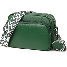 Beiye  Deri Kadın Niş Tek Omuz Crossbody Ilk Katman Deri Küçük Kare Çantası (Yurt Dışından)