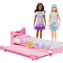 Neco Toys HMM64 My First Barbie - Ilk Barbie Bebeğim - Barbie'nin Yatağı Oyun Seti