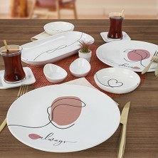 Keramika Forever & Always Kahvaltı Takımı 11 Parça 2 Kişilik
