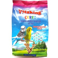 Vitaking Muhabbet Kuşu Yemi Çerez 1 Kg, 10LU Kraker, Çember Salıncak Seti