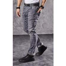 Motobıke Jeans 6021 Ewan Erkek Gri Kot Pantolon