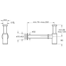 Vitra Origin Lavabo Sifonu - A4512336