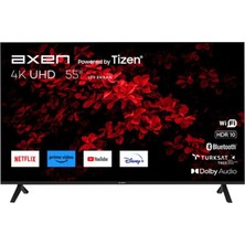 Axen AX55FMN501 55" 139 Ekran Uydu Alıcılı 4K Ultra HD Smart LED TV