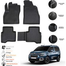 OtoLine Citroen Nemo 2015 3D Havuzlu Paspas Otl