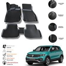 OtoLine Vw T-Cross 2024 3D Havuzlu Paspas Otl