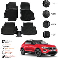 OtoLine Vw T-Roc 2024 3D Havuzlu Paspas Otl