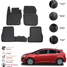 OtoLine Ford Focus 3 2011 3D Havuzlu Paspas Otl