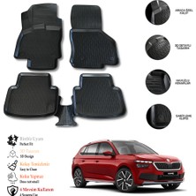 OtoLine Skoda Kamiq 2025 3D Havuzlu Paspas Otl
