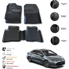 OtoLine Toyota Corolla 2024 3D Havuzlu Paspas Otl