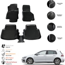 OtoLine Vw Golf 7 2014 3D Havuzlu Paspas Otl