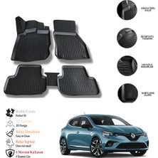 OtoLine Renault Clıo 5 2024 3D Havuzlu Paspas Otl