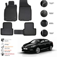 OtoLine Renault Fluence 2010 3D Havuzlu Paspas Otl