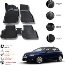 OtoLine Seat Ibıza 2024 3D Havuzlu Paspas Otl