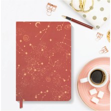 Akıllı Adam Yayınları Notebook Sert Kapak Çizgili Defter 13 x 21 cm Hardcover Notebook Red
