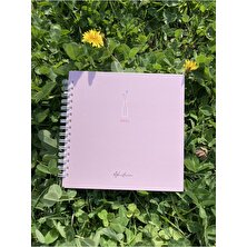 Akıllı Adam Yayınları 15  x  15 cm Pembe Kareli Spiralli Defter