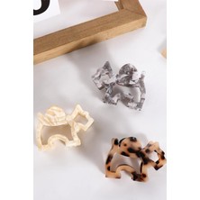 New Obsessions Agatha Köpek Lüks Asetat Mandal Toka 3'lü Paket