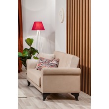 Mobetto Mia Üçlü Salon&oturma Odası Kanepe - Krem
