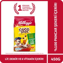 Kellogg's Coco Pops Kakaolu Mısır ve Buğday Gevreği 450 Gr