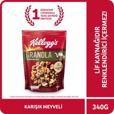 Kellogg's Granola Karışık Meyveli 340 Gr, %42 Yulaf içerir