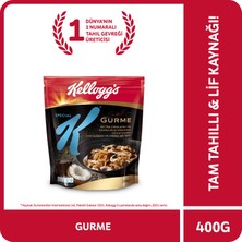 Kellogg's Special K Gurme Bitter Çikolatalı ve Kavrulmuş Hindistan Cevizi Dilimli Tam Buğday ve Pirinç Gevreği 300 Gr