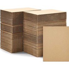 Sonsuz Ambalaj Kraft 70X90 Oluklu Mukavva Karton (10'lu Paket) 3mm - Puzzle Kartonu - Proje Kartonu - Tuval Kartonu