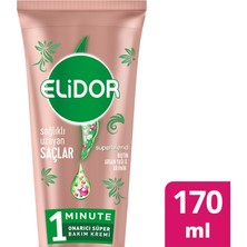 Elidor 1 Minute Onarıcı Süper Saç Bakım Kremi Sağlıklı Uzayan Saçlar 170 ml