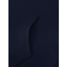 Black Sokak Lacivert The Hope Baskılı Oversize Kapüşonlu Erkek Sweatshirt