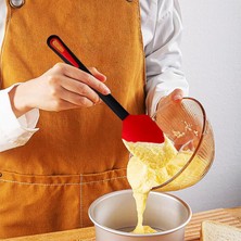 Jingyikeji Silikon Spatula, Spatulalar Silikon Isıya Dayanıklı ve Bpa Içermeyen, Yapışmaz Tencere Gıda Sınıfı Silikon Kauçuk Spatula Mutfak Pişirme, Pişirme ve Karıştırma Seti 4'lü Set, Kırmı (Yurt Dışından)