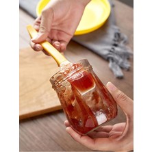 Jingyikeji Konserve Açacağı Uçlu Silikon Reçel Yayıcı Spatula, Kavanoz Için Çok Amaçlı Yayıcılar, Fıstık Ezmesi Jöle Yayıcı, Çikolata Yayıcı Karıştırma Kazıyıcı (Yurt Dışından)