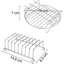 Populer Tefal EY111B Airfry Ultra ile Uyumlu Izgara Teli ,ekmek Kızartma