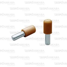 Geton Plastik Başlı Metal Raf Pimi 5 mm Kahve
