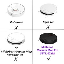 Zhicheng Xiaomi Mijia STYTJ02YM/3C/2S /S10/S12/B106GL/B106CN/MI Vakum-Mop P Pro/viomi V2 Pro/v3 Se Robot Vakumlu Temizlik Için Beyaz Paspas Bez Tutucu/paspas Standı (Yurt Dışından)