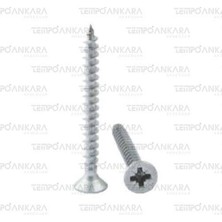 Hırdavat 5X80 Sunta Vidası Beyaz 200 Ad.