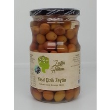 Zeytin Hanım Yeşil Çizik Zeytin - Gemlik