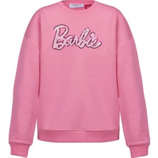Lumberjack Kl Barbıe 16Gfg450 3Pr Pembe Kız Çocuk Sweatshirt