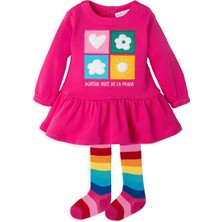 Agatha Ruiz de la Prada Pembe 2li Elbise - Çorap Set