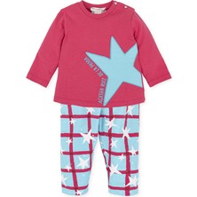 Agatha Ruiz de la Prada Yıldızlı Kız Bebek Bluz Pantolon Set