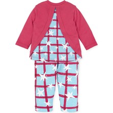 Agatha Ruiz de la Prada Yıldızlı Kız Bebek Bluz Pantolon Set