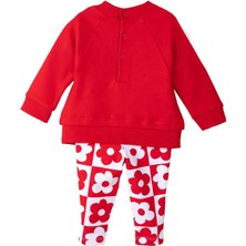 Agatha Ruiz De La Prada Kırmızı 2li Bluz - Pantolon Set