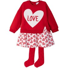 Agatha Ruiz de la Prada Kırmızı 2li Elbise - Çorap Set