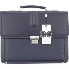 Case Club Evrak Çantası A4 Kağıt ve Dosya Uyumlu Kilit Mekanizmalı Omuz Askılı