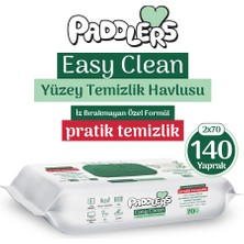 Easy Clean Beyaz Sabun Katkılı Yüzey Temizlik Havlusu 2X70 (140 Yaprak)