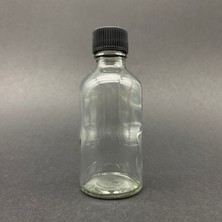 JUNİBELİW 10 Adet 50ML Çok Amaçlı Mini Cam Şişe Oda Kokusu Esans Shot Şişesi Plastik Kapaklı Şişe 10X50ML
