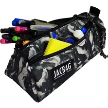 Jacbag Dual Prıme-Çift Bölmeli Üçgen Tip Kalem Kutusu