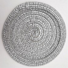 Wangchuang 2CD-51009-010 18 cm Yuvarlak Pamuk Dokuma Iskandinav Tarzı Kaymaz Mutfak Placemat Coaster Yalıtım Pedi Bulaşık Kahve Fincanı Masa Mat Peçete Ev 51009 (Yurt Dışından)