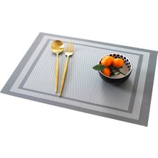 Wangchuang Placemat 14 Dikdörtgen 6 Pcs Yemek Masası Için Placematlar Pvc Bambu Desenli Masa Paspasları Çoklu Renkler Kaymaz Isıya Dayanıklı Yıkanabilir Kolay Temizlenebilir (Yurt Dışından)