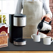 Wangchuang Kauçuk Paspaslar Gri L 40 x 50CM Ev Saklama Paspasları Mutfak Emici Ped Kuru Drenaj Mat Lavabo Lavabo Kahve Makinesi Pedleri Masa Servis Altlığı Musluk Anti Sıçrama (Yurt Dışından)