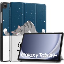 Seniee Samsung Galaxy Tab A9 Plus 2023 Için Otomatik Uyandırma Uyku Özellikli Darbeye Dayanıklı Tablet Kılıfı (Yurt Dışından)