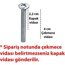 Ceylan Kulp Metal 4'lü Set 320 mm Krom Anka Modeli Dolap Çekmece Mobilya Kulbu